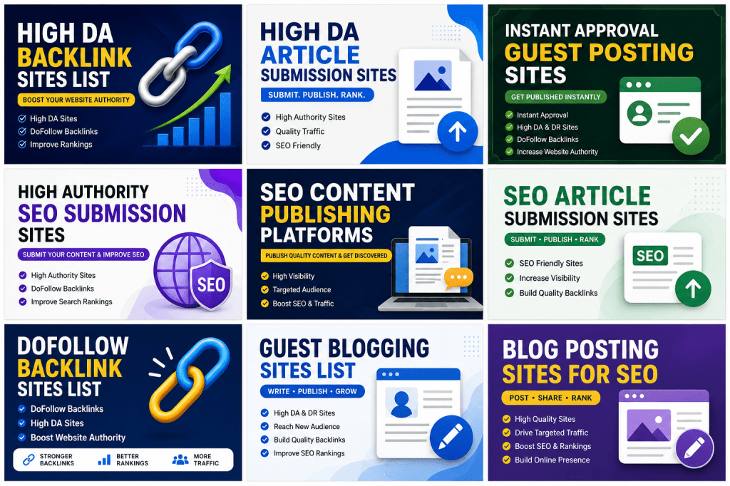 Best High Authority Article Submission Sites 2026 Guide 